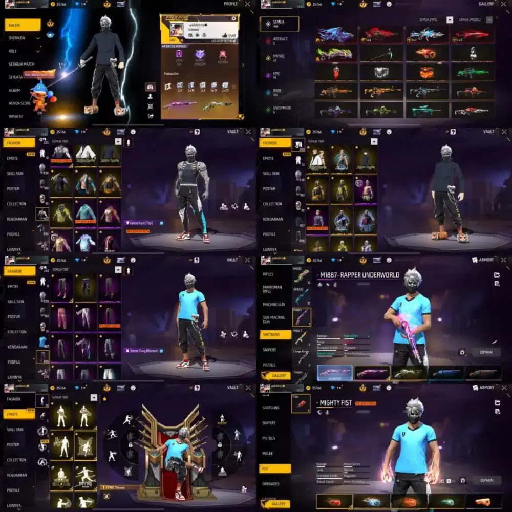 JUAL BELI AKUN FF AMANAH TEPERCAYA