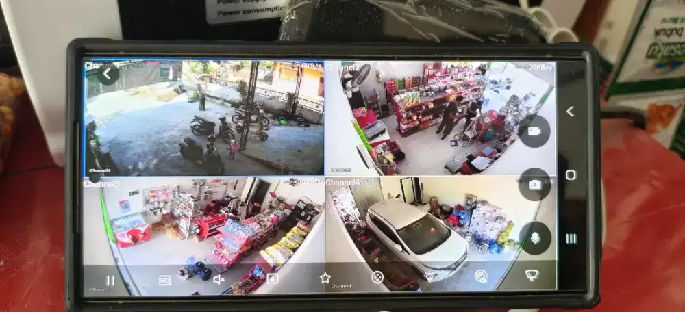 Cctv yg mudah di pantau melalui hp, siang dan malam hari harga Murah