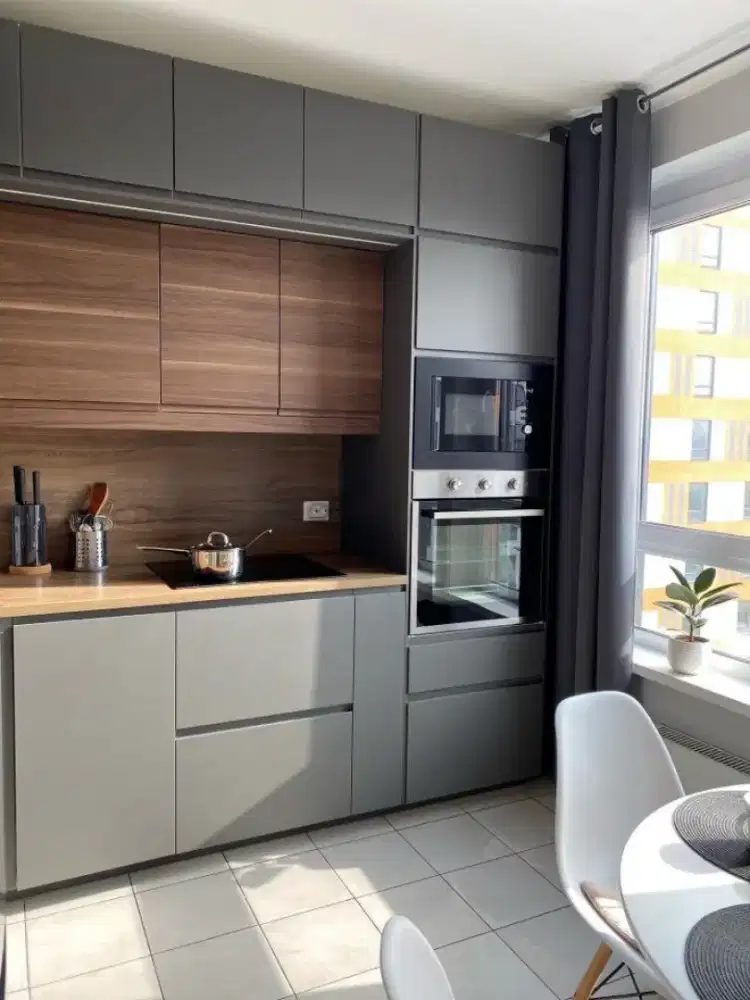 Kitchen set , Backdrop tv , Tempat tidur , Lemari