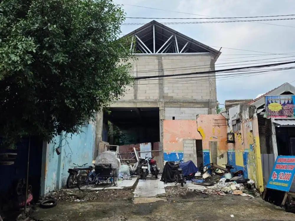 Dijual Lelang Rumah Usaha Hitung Tanah Murah di Jl Girilaya Surabaya