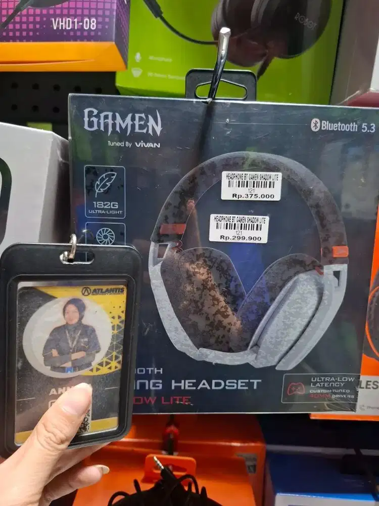HEADPHONE BT GAMEN SHADOW LITE | ATLANTIS DAHSYAT