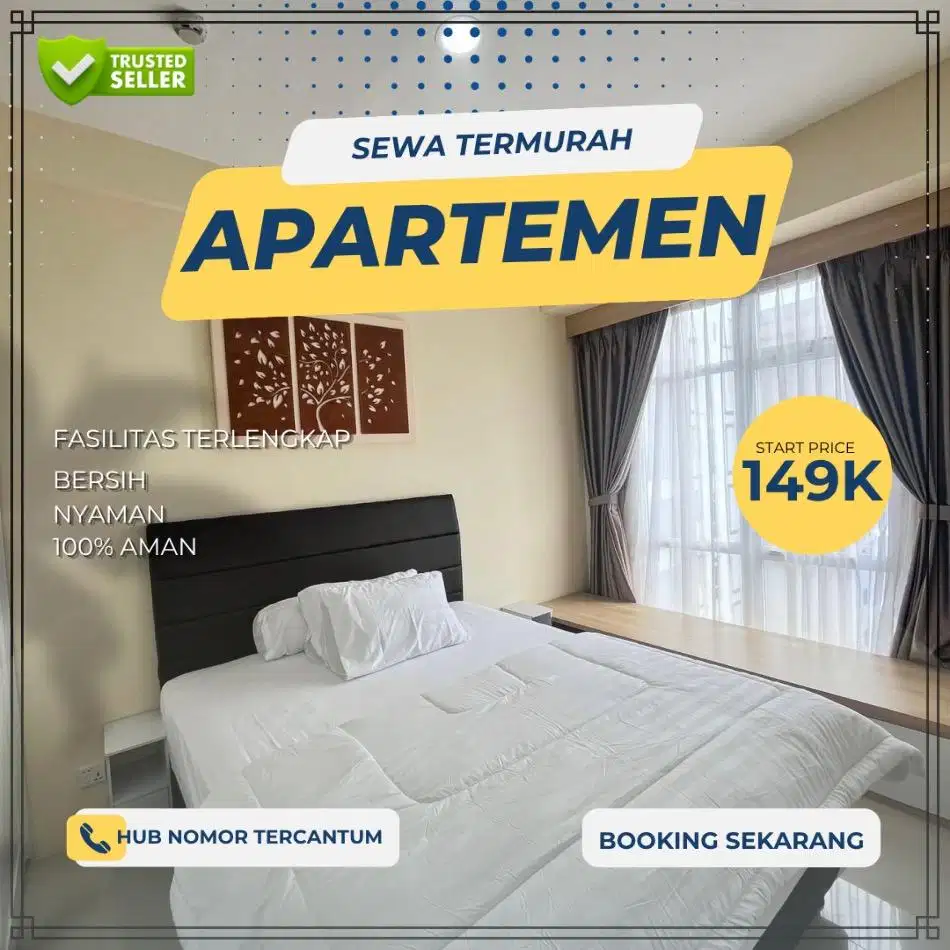 Sewa apartemen Harian/Transit Bassura City Jakarta Timur Termurah