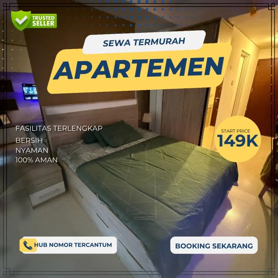 Sewa apartemen Jakarta Timur Bassura City Harian/Transit Termurah
