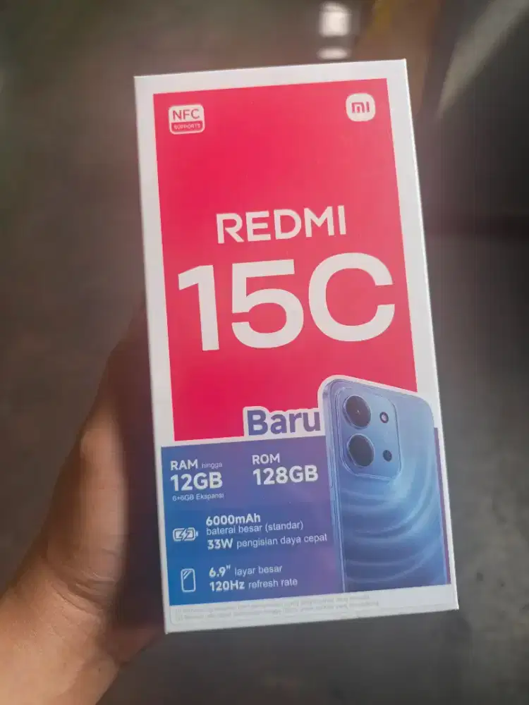 Xiaomi redmi 15 c 6/128 baru