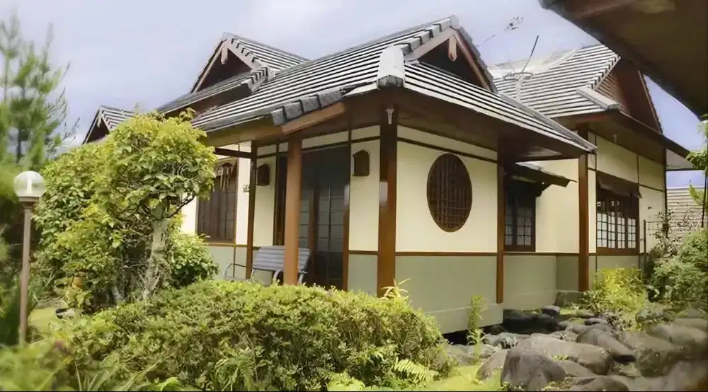 Di Sewa Villa Tipe Jepang 3 kamar NON AC untuk 8 orang