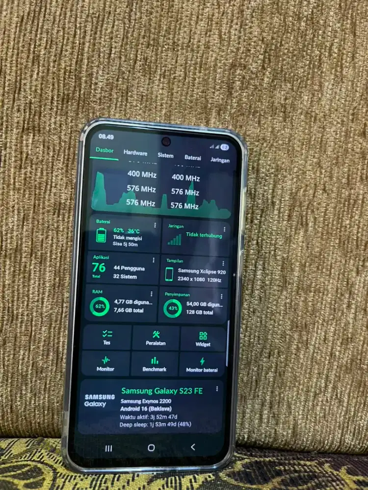 Samsung s23 fe 5g 8/128 mulus nominus segel