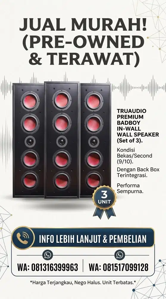 TRUAUDIO BADBOY HOME THEATER SPEAKER