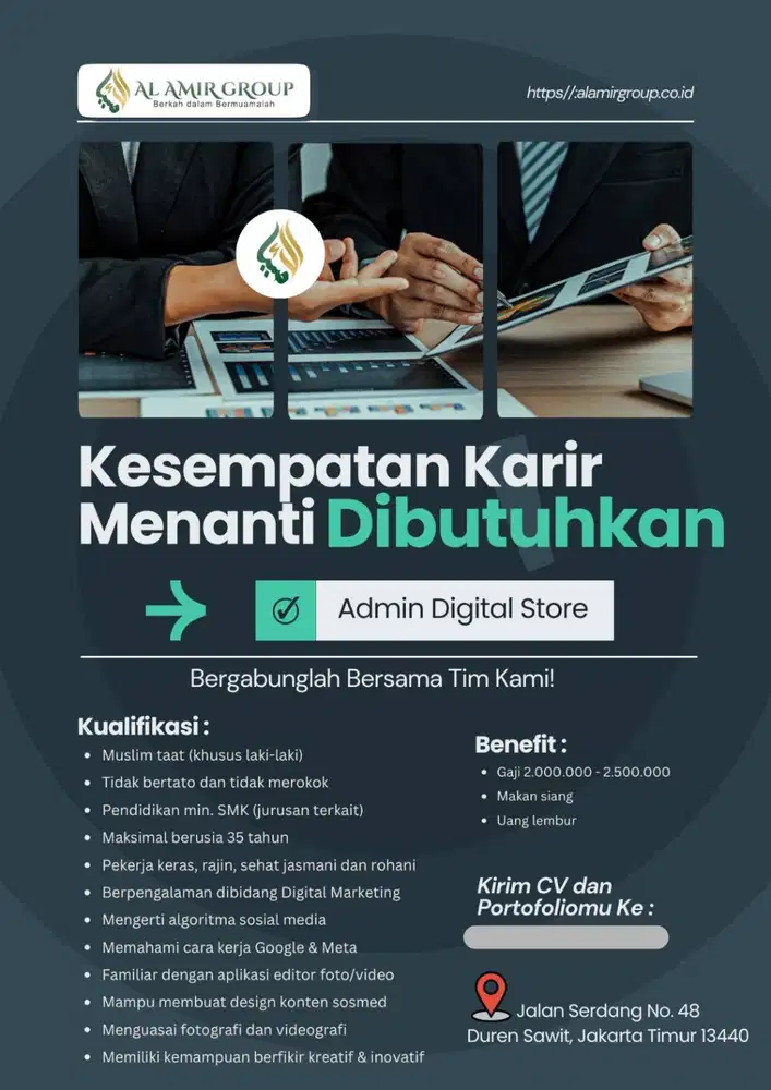 Admin Digital Store Al Amir