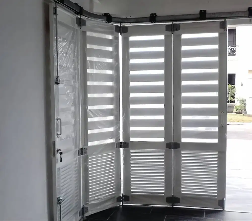 Pintu Henderson Murah Lipat GeserSliding | Jasa Pembuatan & Pemasangan