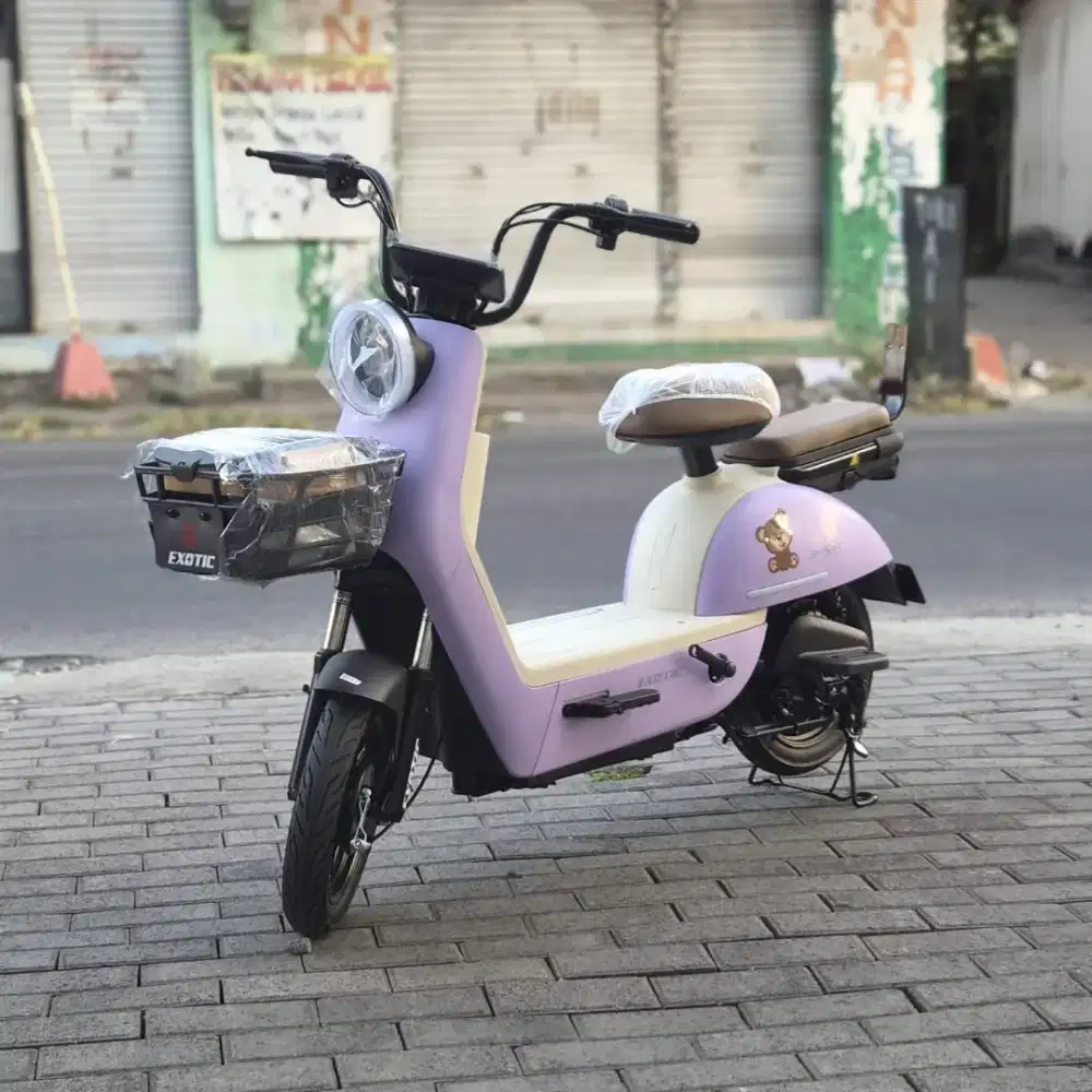 READY  TERBATAS SEPEDA LISTRIK EXOTIC EV 928 HARGA CUMA 3 JUTAAN SAJA