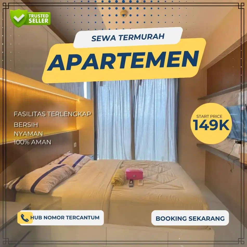 Sewa Apartemen Jakarta Selatan HARIAN/TRANSIT Kalibata City Termurah