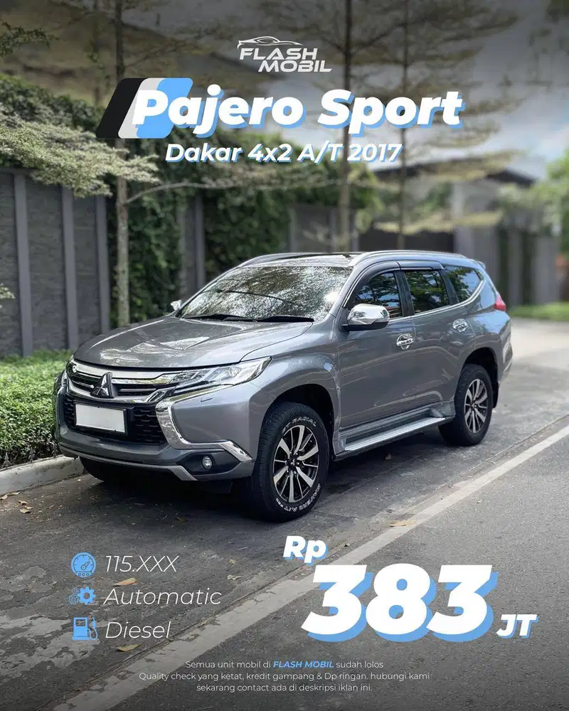 Pajero Sport Dakar 4x2 AT 2017