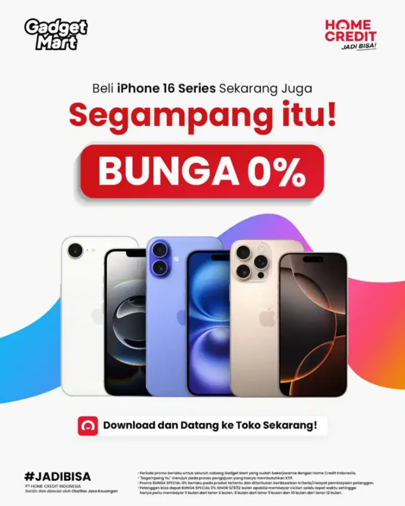 Cicilan mudah dengan Home Credit cukup KTP dan handphone pribadi