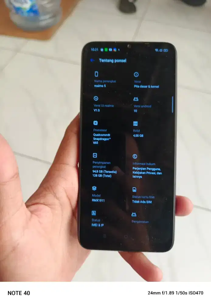 realme 5 4/128 gantian