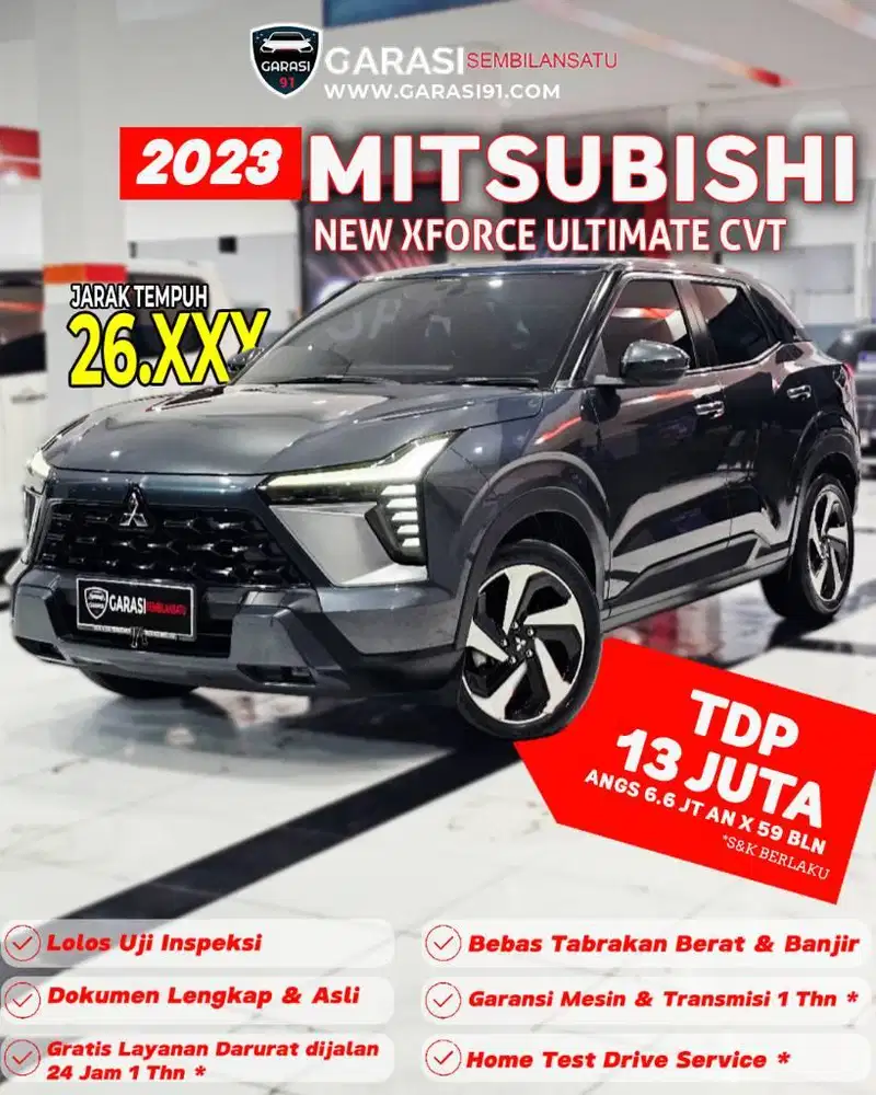 ‼️TDP 13 JT‼️MITSUBISHI XFORCE ULTIMATE CVT 2023