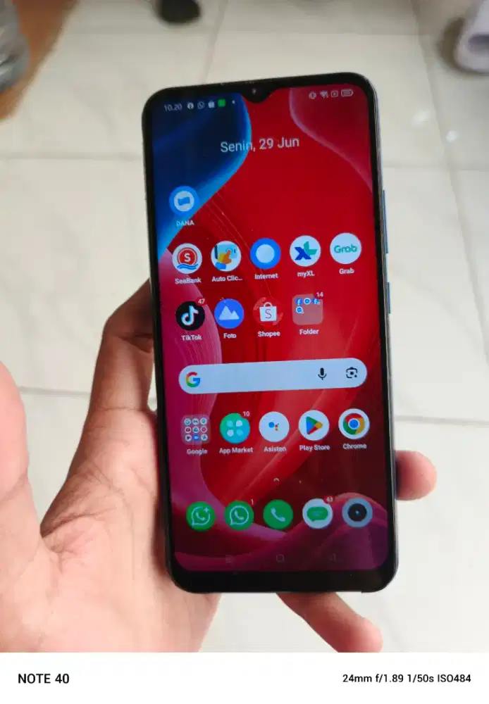 realme c12 3/32 gantian