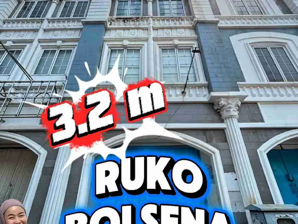 dijual ruko bolsena  sebrang kampus dan sekolah MNS gading serpong