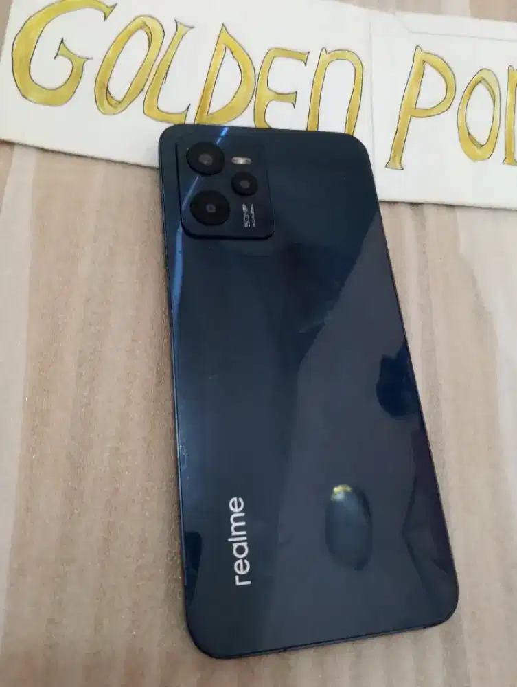Realme C35 64Gb/Ram4+1Gb.Ori-Golden ponsel