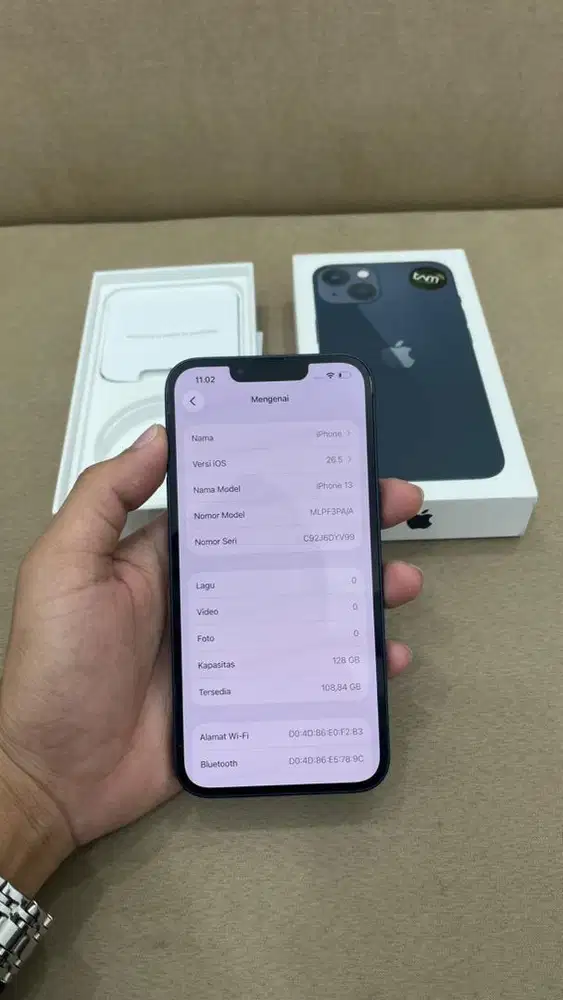 Iphone 13 128 bh 100 likenew