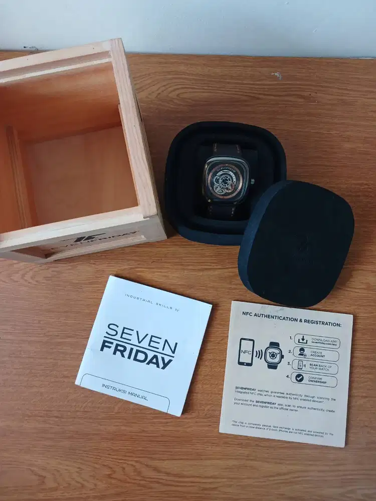 Jam Tangan Seven Friday P2C/01 Lengkap Kwitansi dan Box