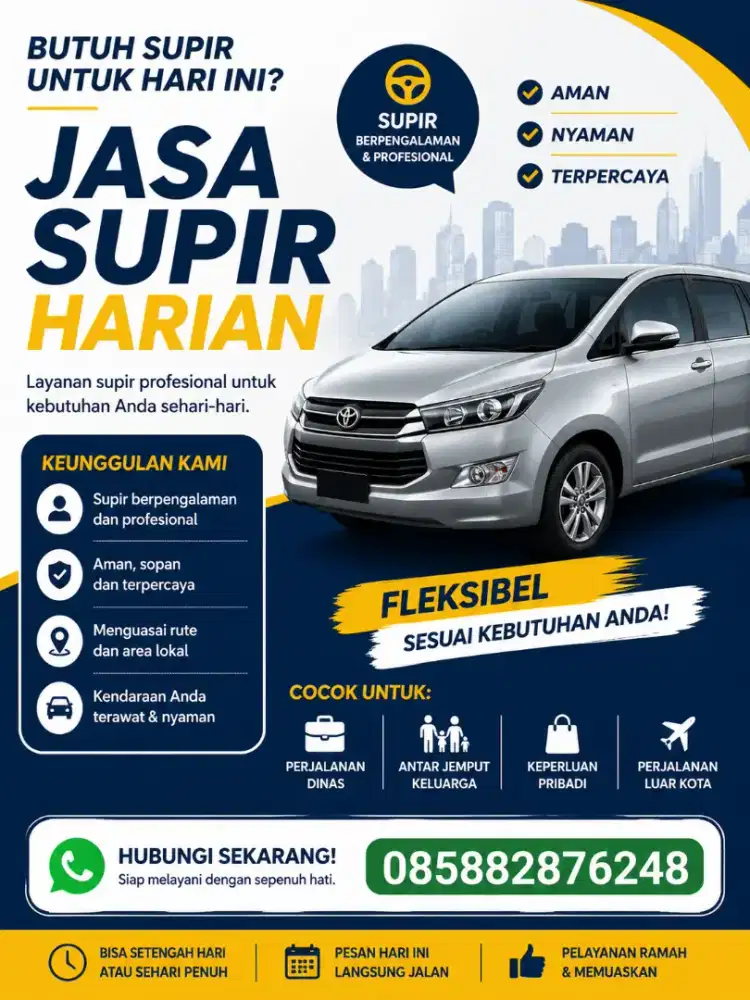 Jasa supir harian