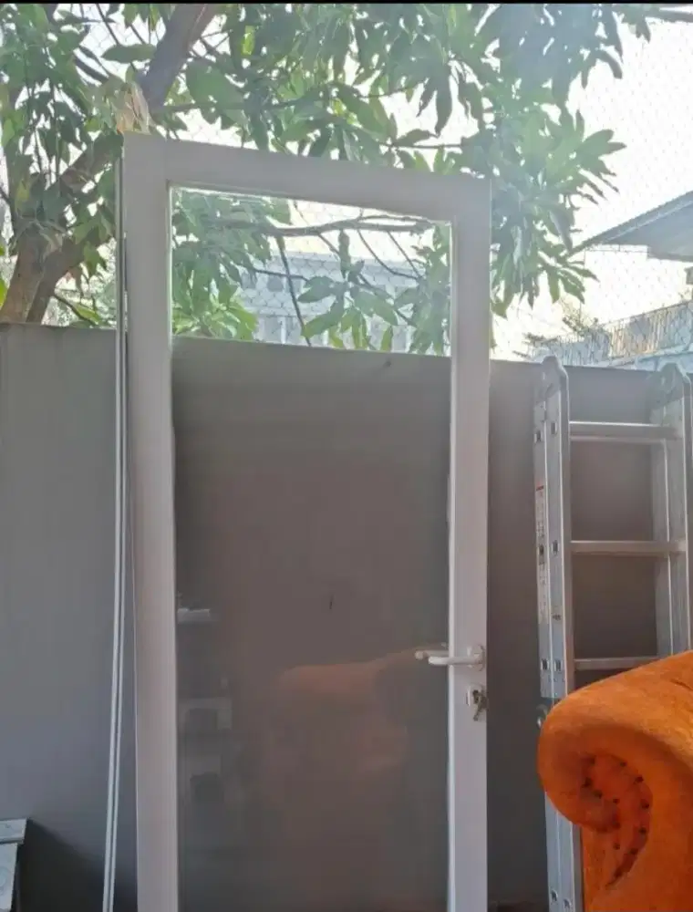 Jual kusen dan pintu kaca 1 set