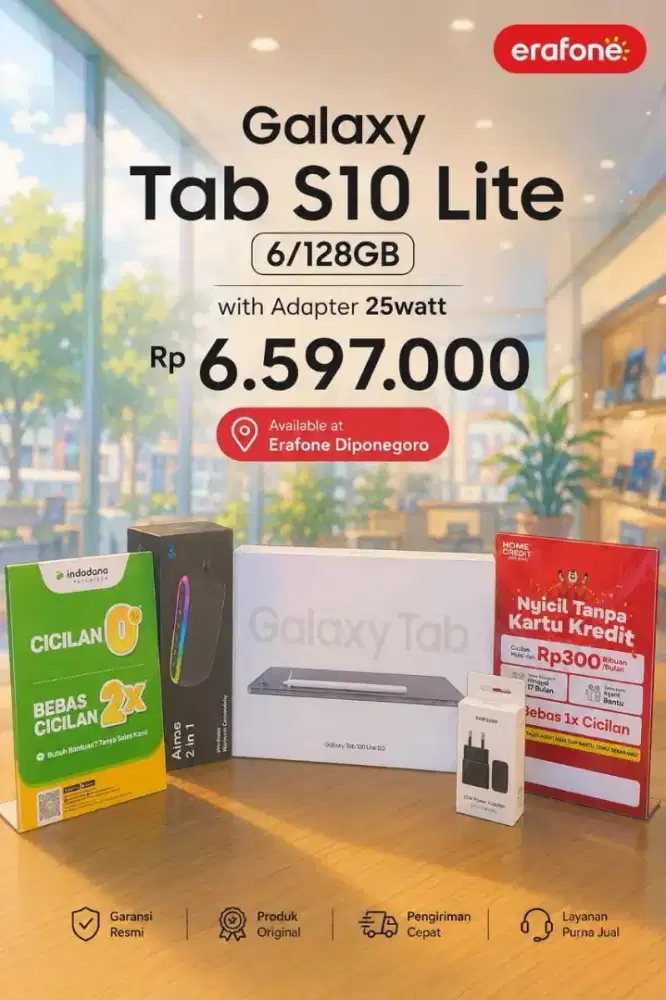 CUKUP DENGAN KTP UDH BISA DPTIN TAB S10 LITE