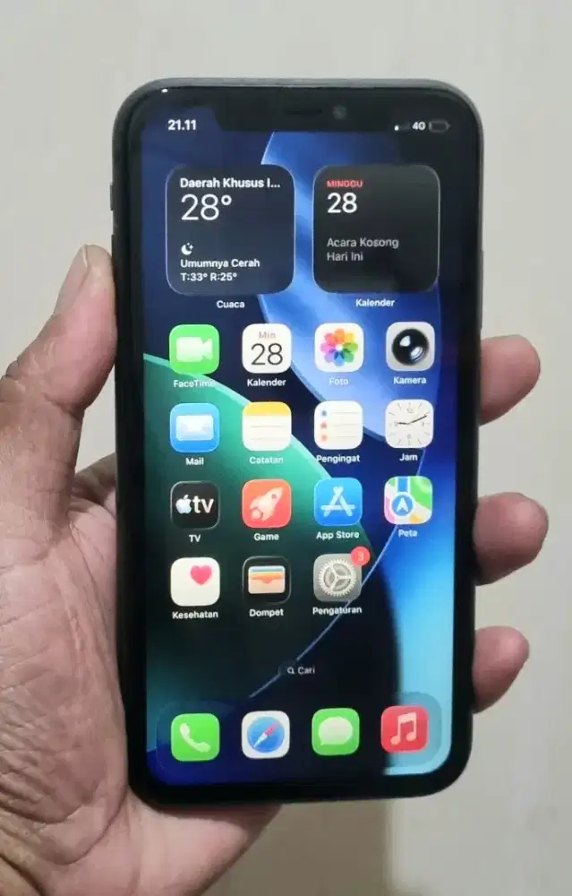 Iphone 11 64gb hp dus kabel data