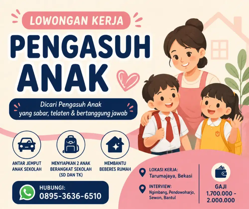 Pengasuh Anak / Asisten Rumah Tangga
