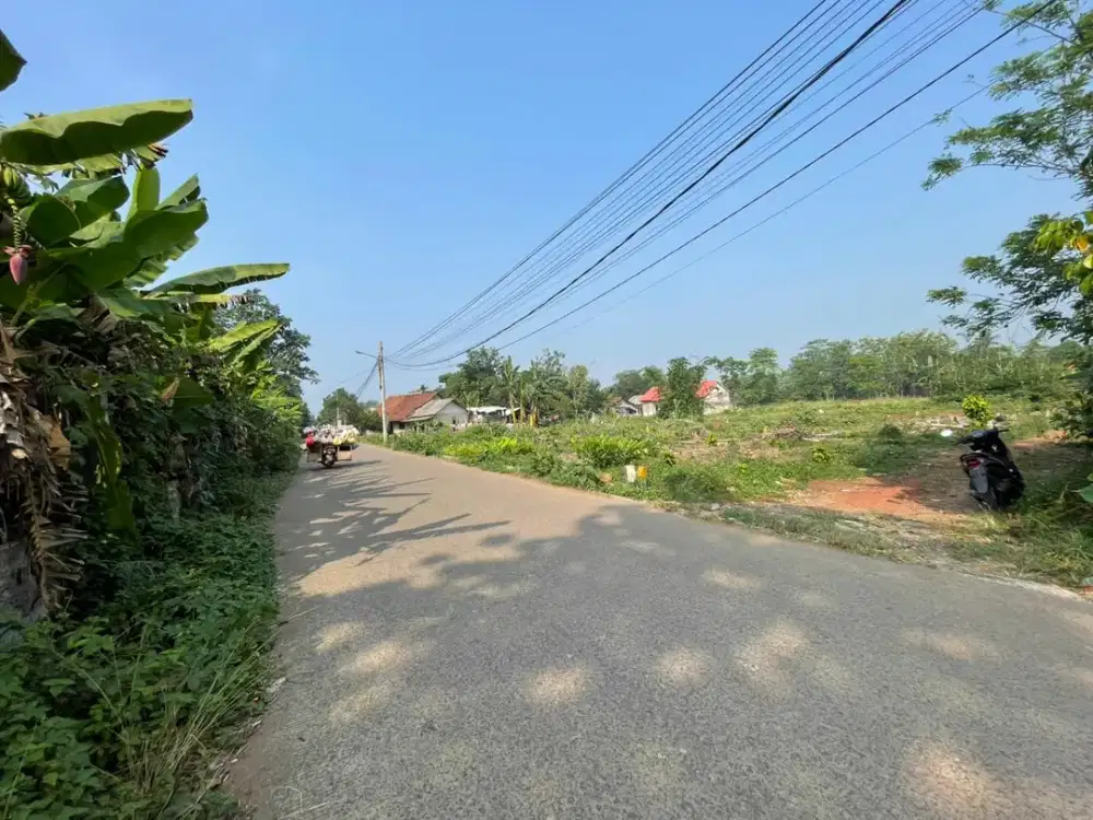 Miliki Tanah Kavling Pinggir Jalan di Cisauk - SHM 100Jtan - 2Km Stasiun Jatake