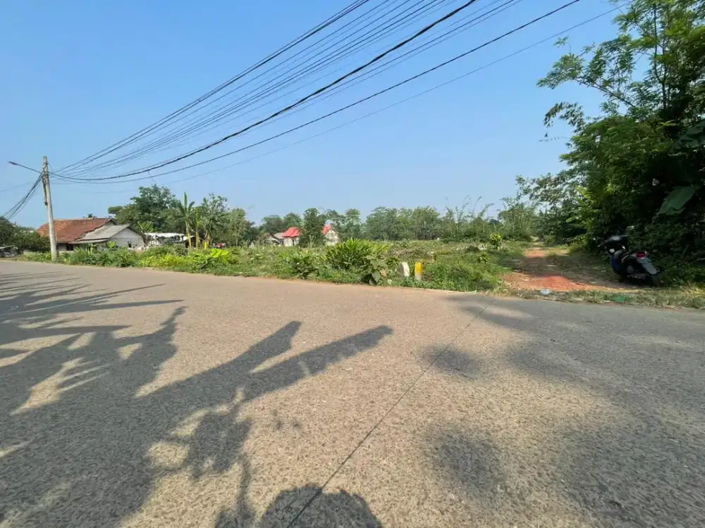 Tanah Kavling SHM Cisauk Pinggir Jalan - Murah Strategis Dekat Tol Legok