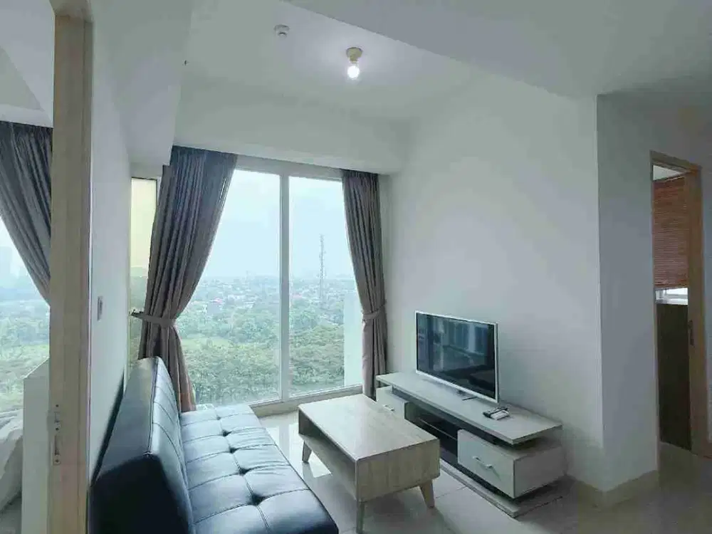 Jual Apartemen Treepark BSD, Full Furnished Pemandangan Indah Dekat Akses Tol, Ea