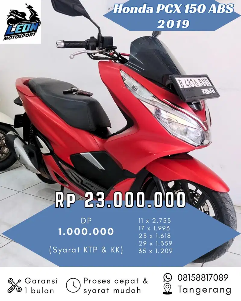 PCX ABS 2019, jual beli motor seken