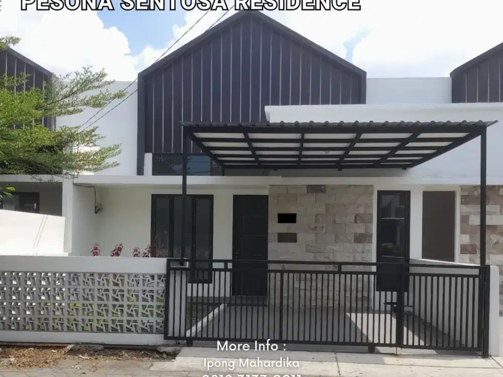 Rumah Baru Siap Huni di Pesona Sentosa Residence Tulangan