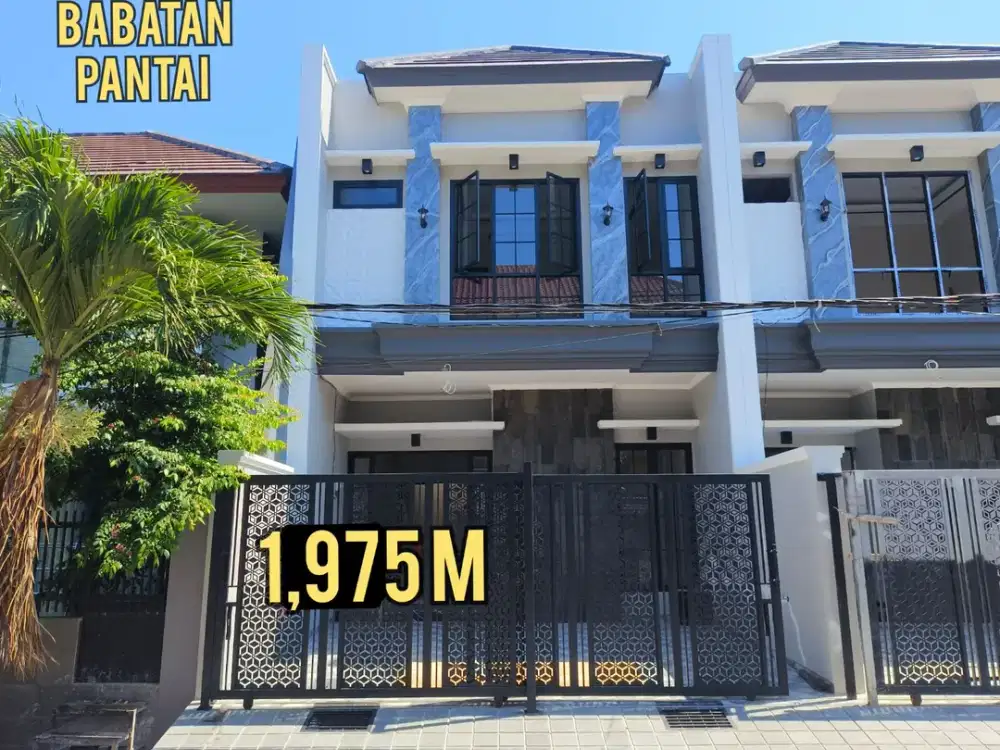 BARU GRESS RUMAH MEWAH AMERICAN MODERN CLASSIC BABATAN PANTAI SURABAYA TIMUR. DEKAT MERR, GALAXY MALL, SUTOREJO, PAKUWON CITY, Dll