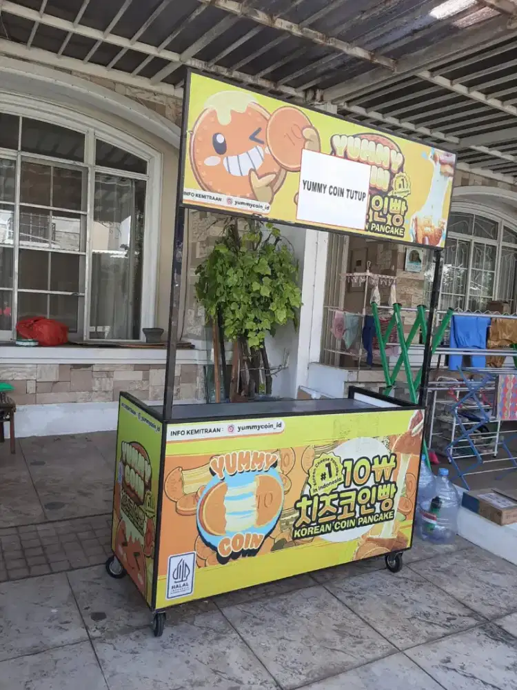 Dijual Gerobak Yummy Coin