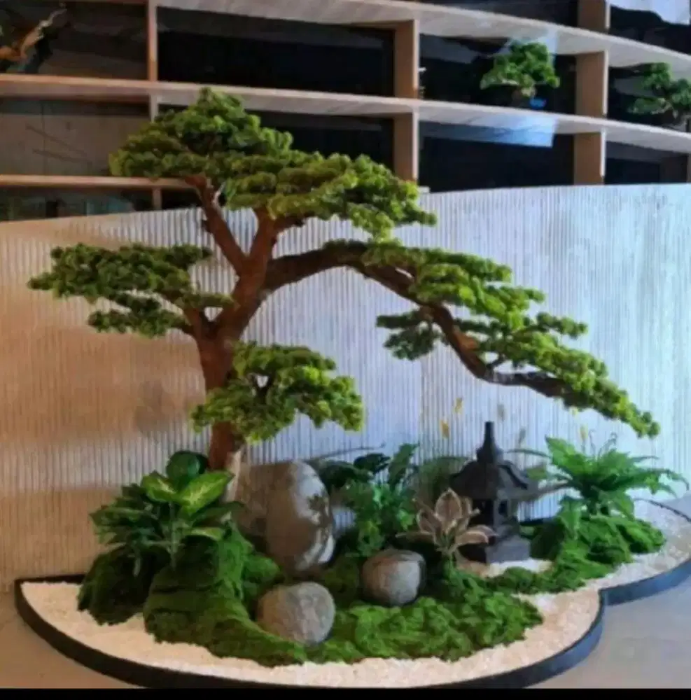 Taman Zen garden menerima pembuatan taman rumah minimalis