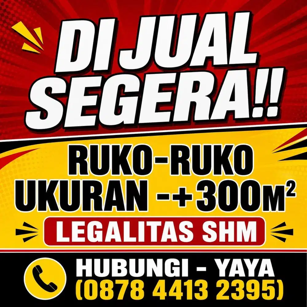 DIJUAL 5 UNIT RUKO STRATEGIS DAN 1 LAHAN DI KALIDERES