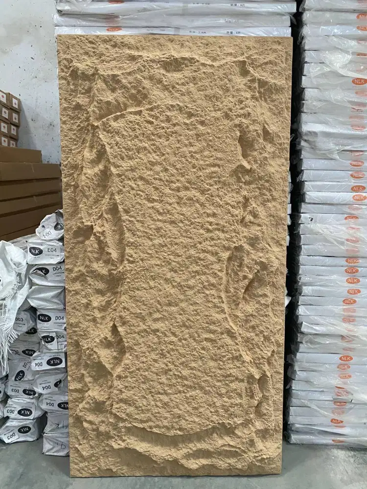 WALL PU STONE MOTIF BATU ALAM 3D / WALLPAPER DINDING 3D PU STONE