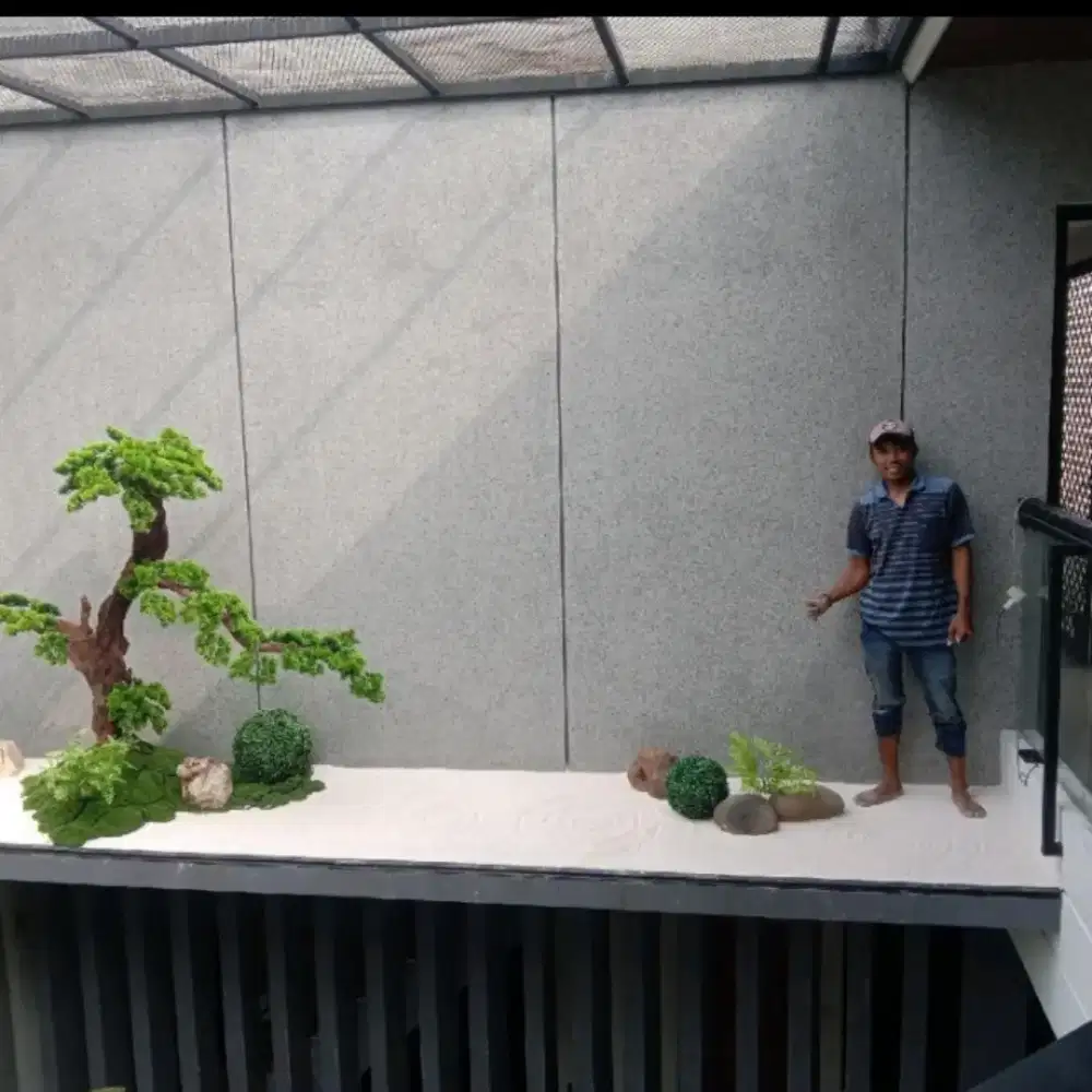 Taman Zen garden minimalis modern terbaru taman jepang