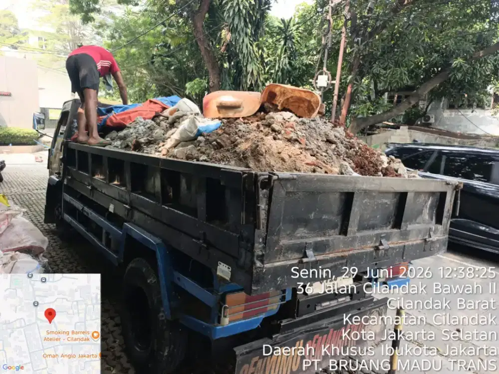 Jasa buanv puing dan angkutan sampah
