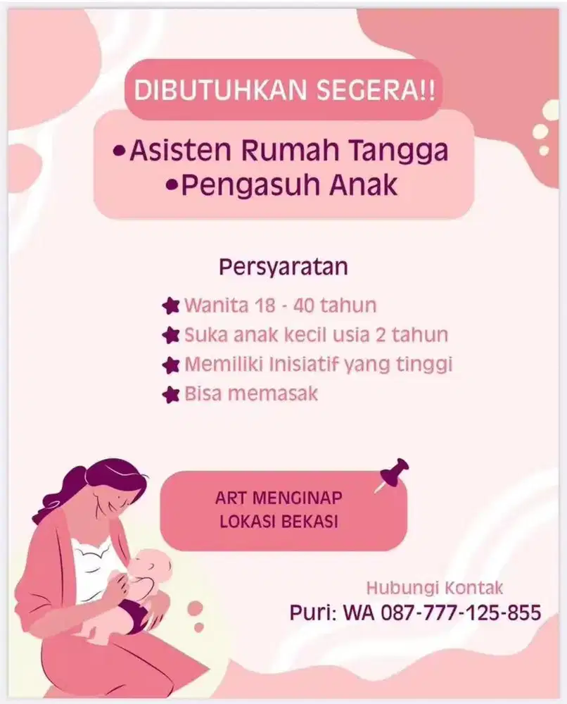 ART Menginap Di Bekasi
