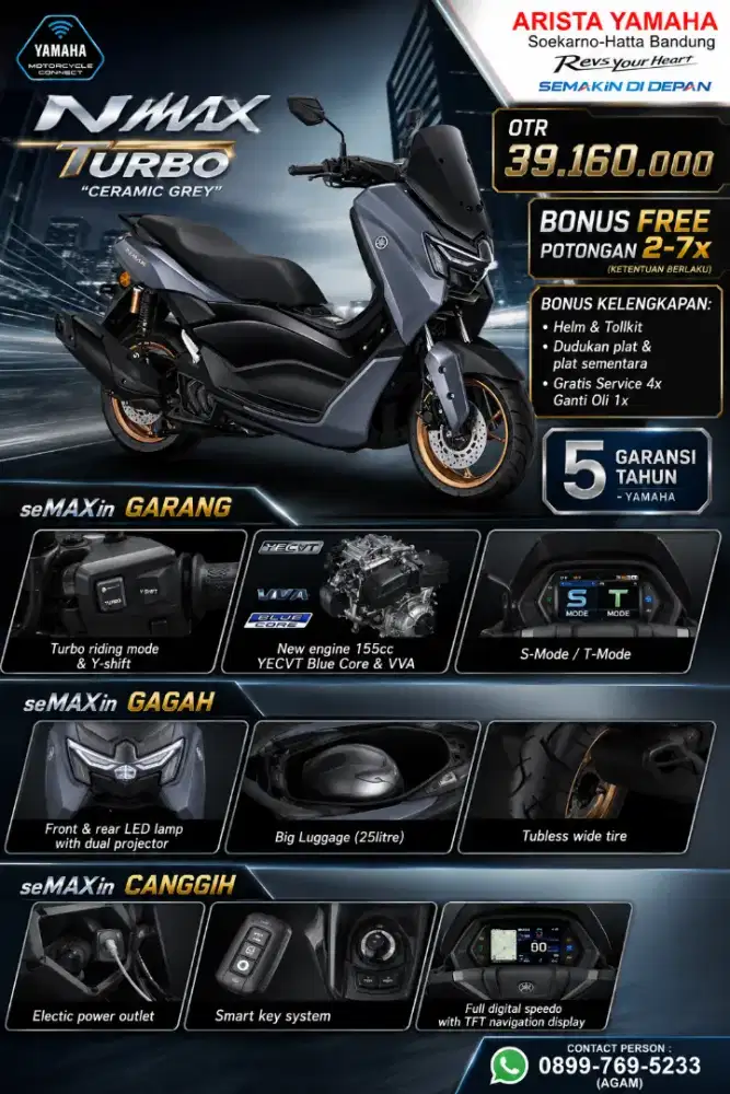 PROMO MOTOR YAMAHA BERKUALITAS, SIAP PAKAI DAN SIAP JALAN