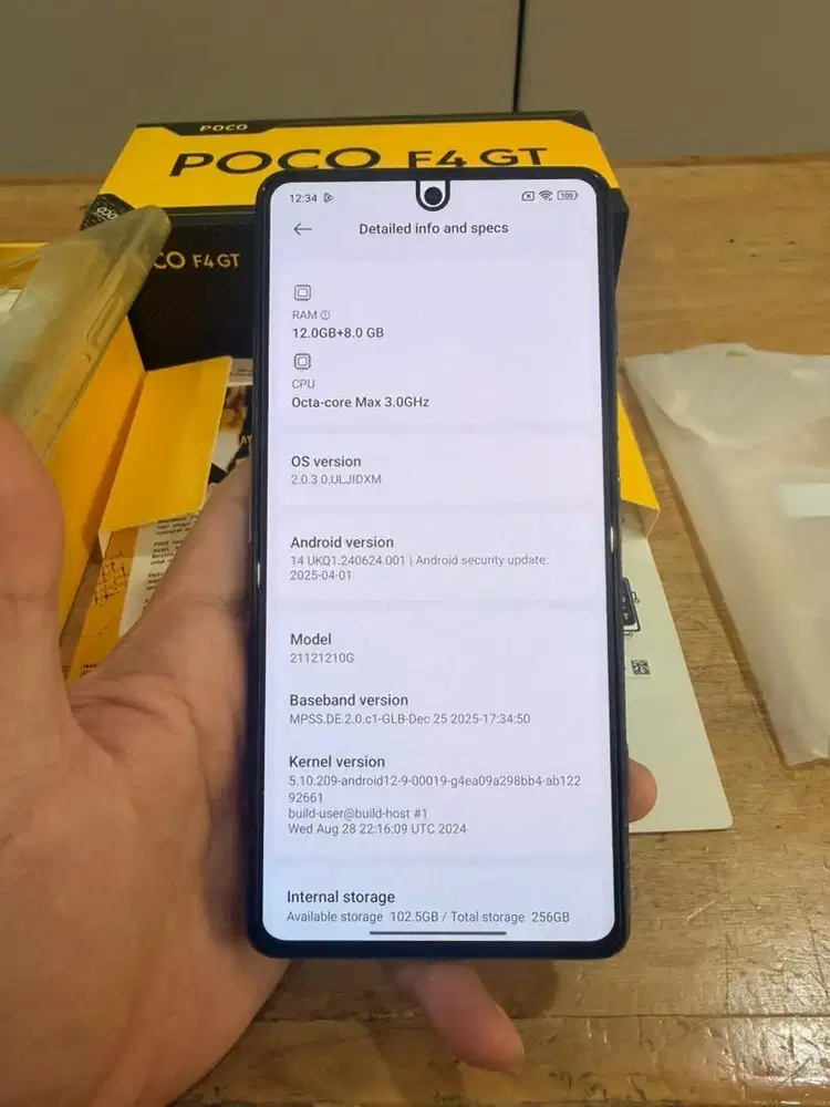 Hp xiaomi poco f4 gt 5g