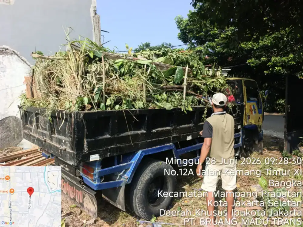 Jasa buang puing dan angkut sampah