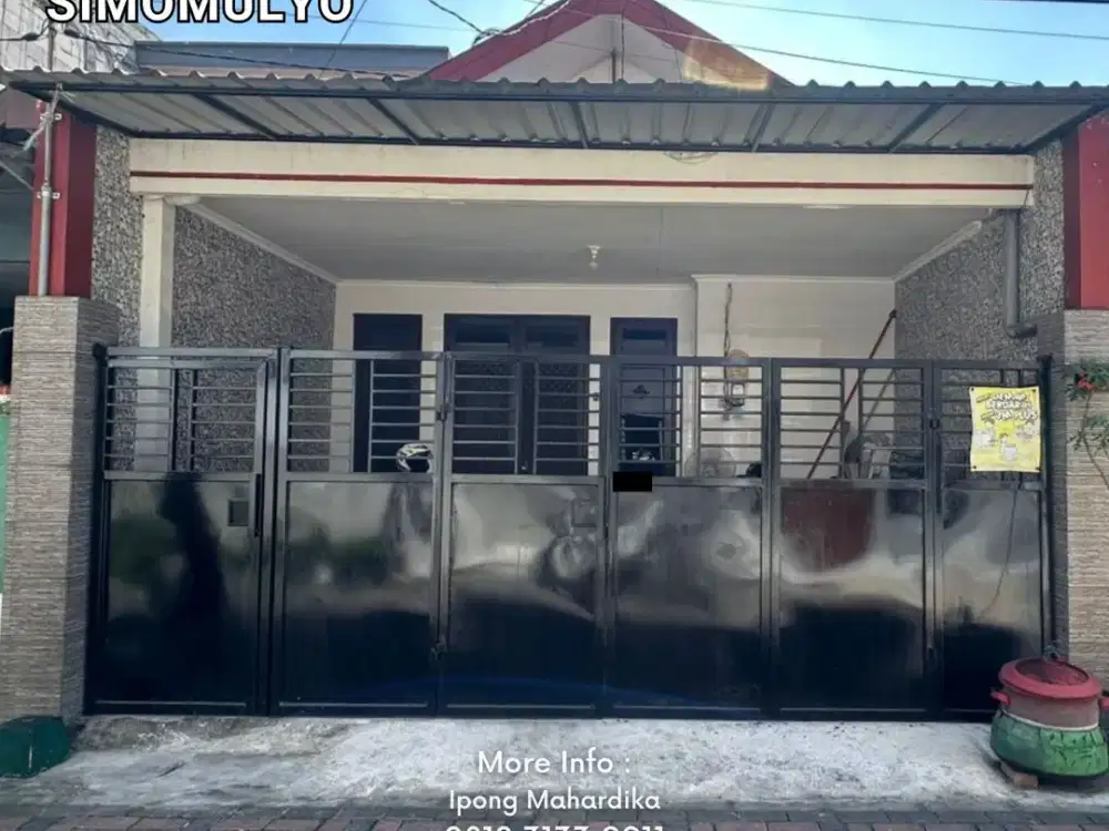 Rumah Dijual Surabaya Dekat Puskesmas Simomulyo