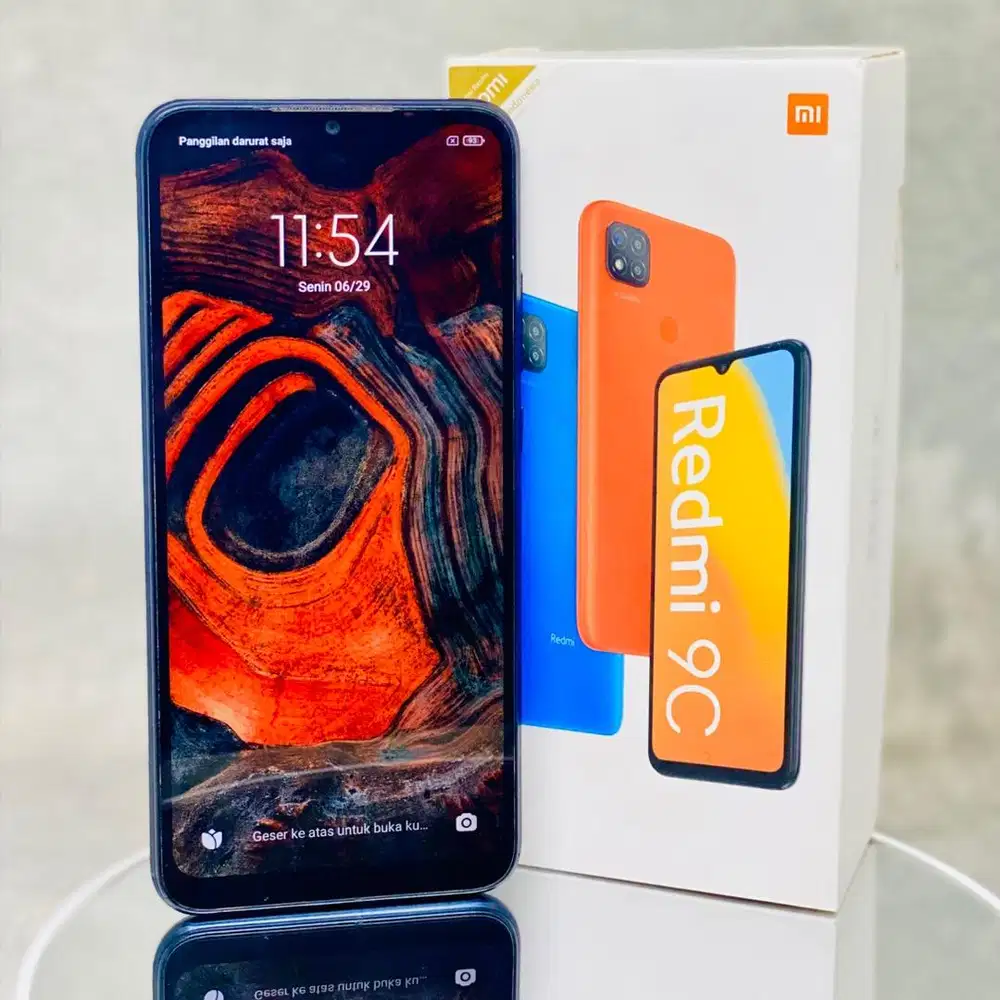 XIAOMI REDMI 9C AI RESMI FULLSET RAM 4/64