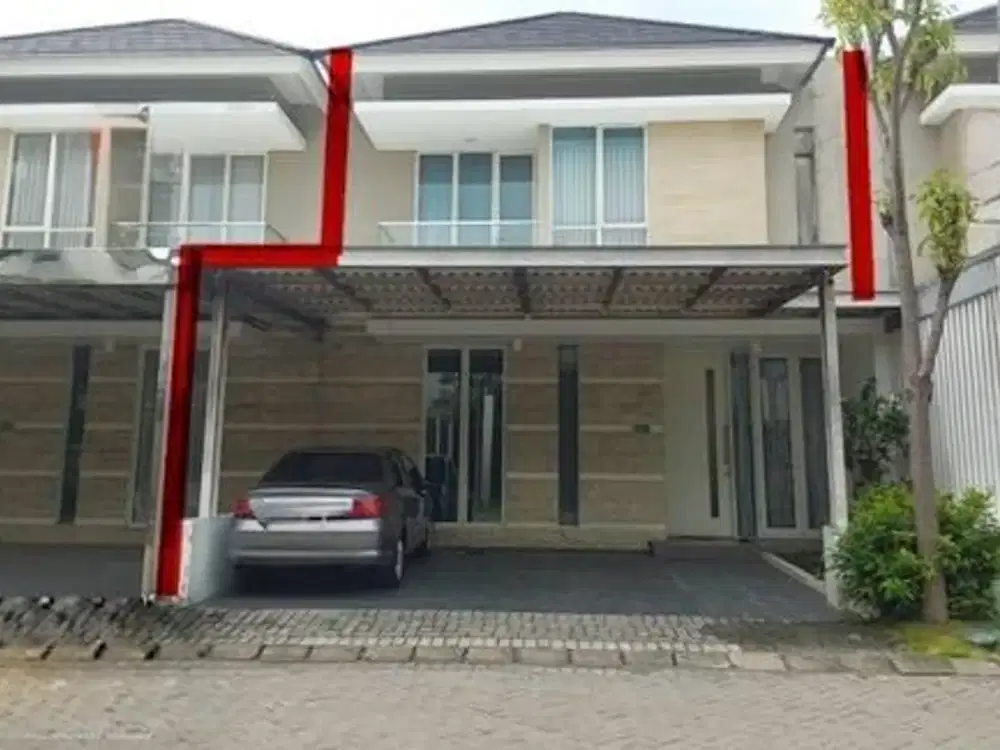 Dijual Cepat Murah Lelang Rumah 2lt di GreenLake Citraland Surabaya Barat
