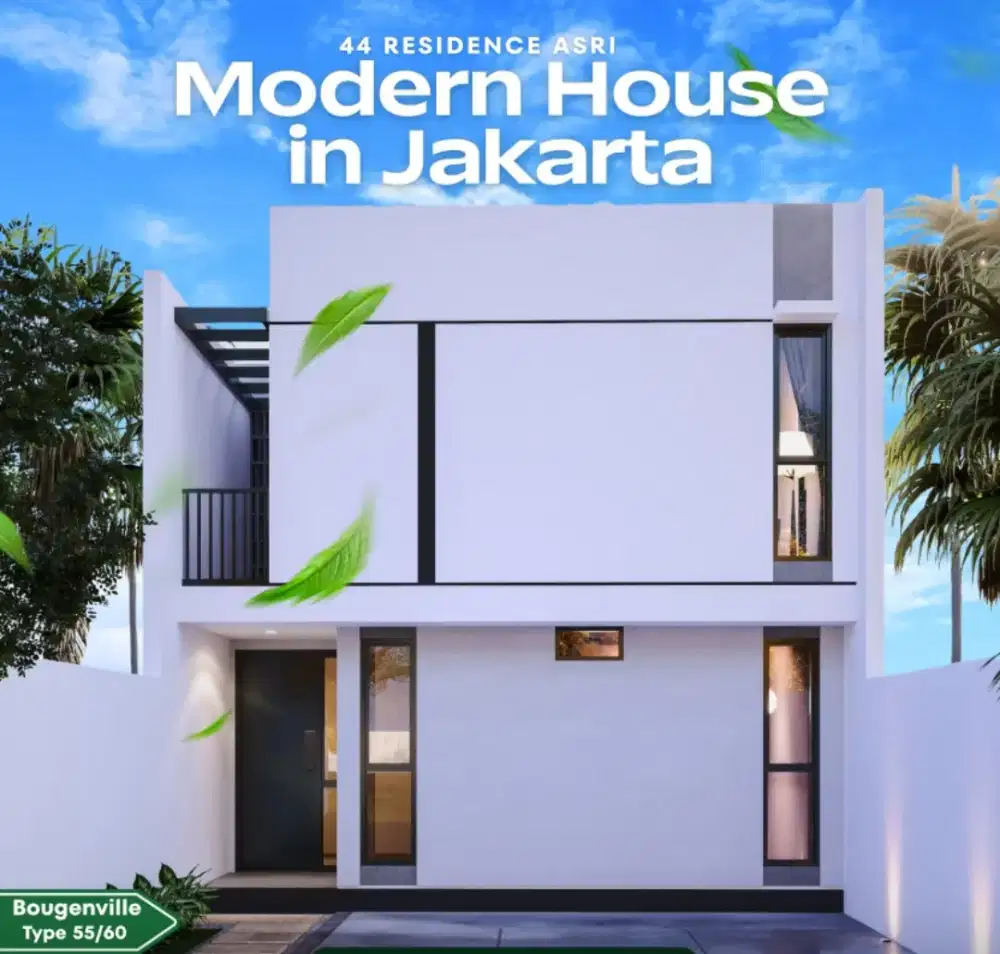 DIJUAL RUMAH BAMBU APUS - LOKASI STASIUN