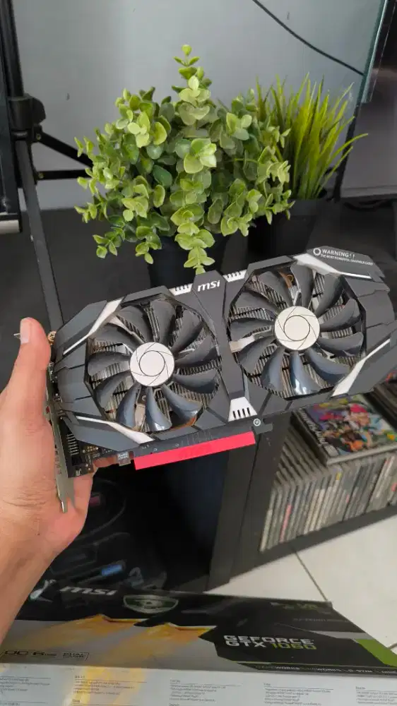 VGA MSI GeForce GTX 1060 6GB 6GT OC - Fullset Box Mulus Normal